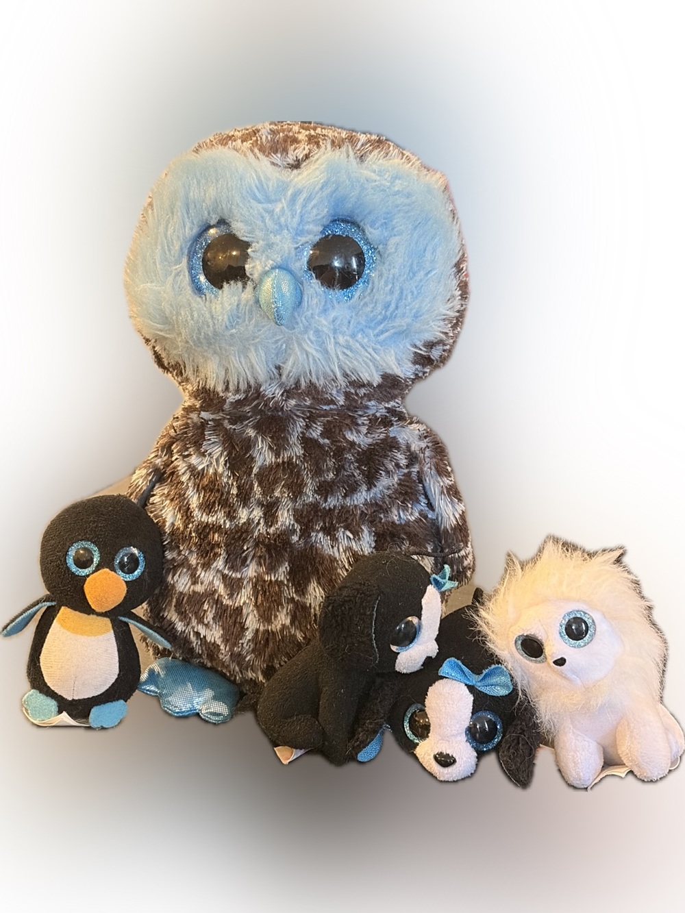 Ty Beanie Boos Plush 5 lot Yago TySilk